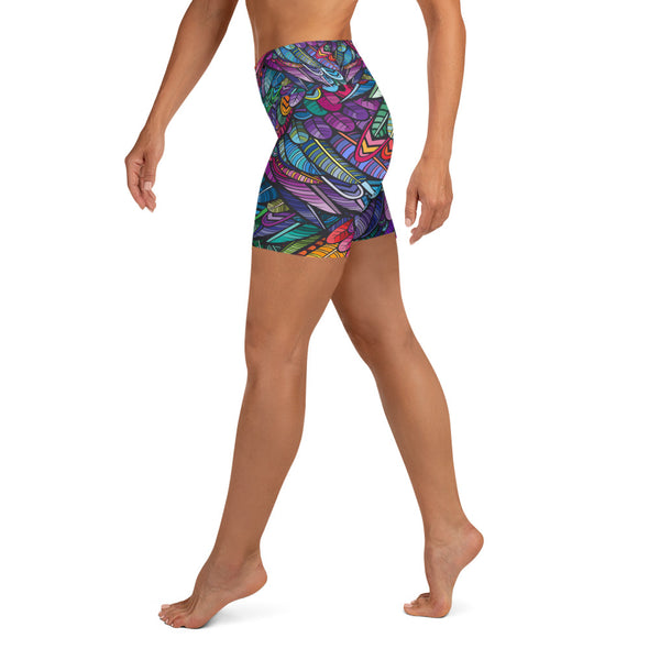 La Naturaleza Viva Dance Shorts-Shorts-Infinity Dance Clothing