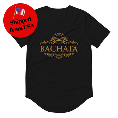 Bachata Gold Men's Curved Hem Tee
