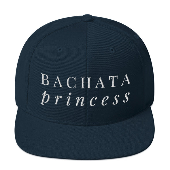 Bachata Princess White Snapback Cap - Infinity Dance Clothing