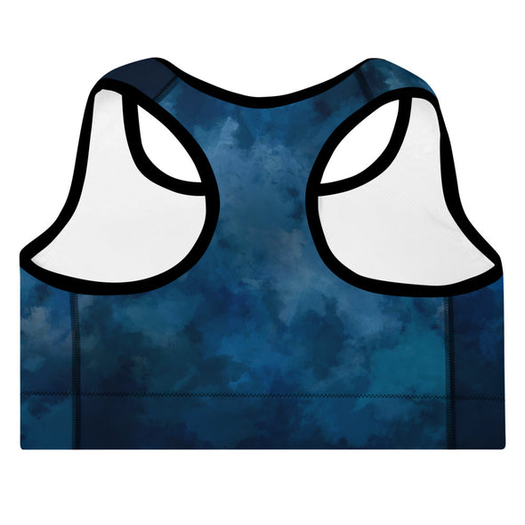 Azul Marino Padded Sports Bra - Infinity Dance Clothing