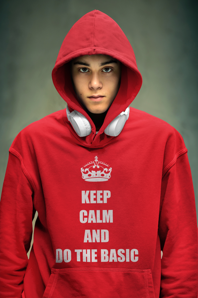 Keep Calm And Do The Basic Men's Hoodie